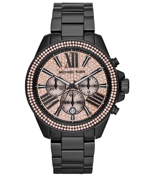 montre michael kors femme occasion|michael kors black watches women.